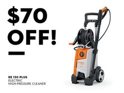 $70 off STIHL RE 130 PLUS