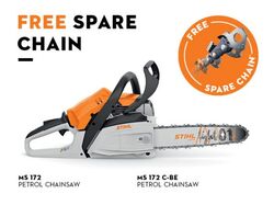 STIHL Chainsaw MS 172 14" Bar - Petrol - FREE STIHL CHAIN 