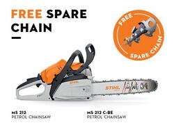 STIHL Chainsaw MS 212 16+quot Bar - Petrol