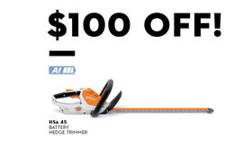 STIHL HSA 45 Battery Hedge Trimmer