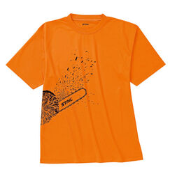 STIHL T Shirt Dynamic Mag Cool Advanced Orange - Multiple Sizes