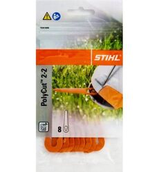 STIHL Mowing Head PolyCut Replacement Blades 2-2, 3-2 (FSA 45) 8pk